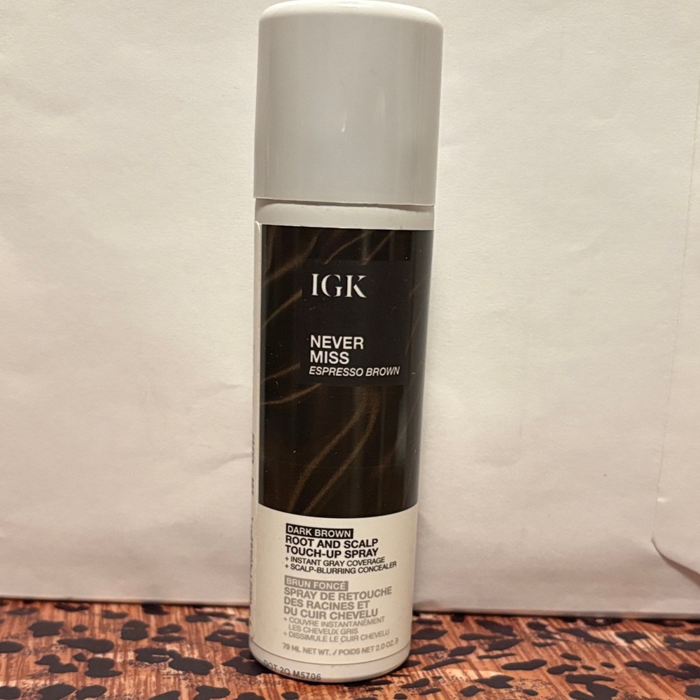 IGK Never Miss Espresso Brown Hair Color Spray
